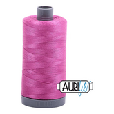 Aurifil Mako 28wt Cotton 750 m 820 yd. spool - 2588 Light Magenta